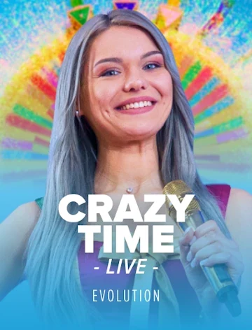 Crazy Time by Evolution, 96.1% RTP, at Kachingo Casino