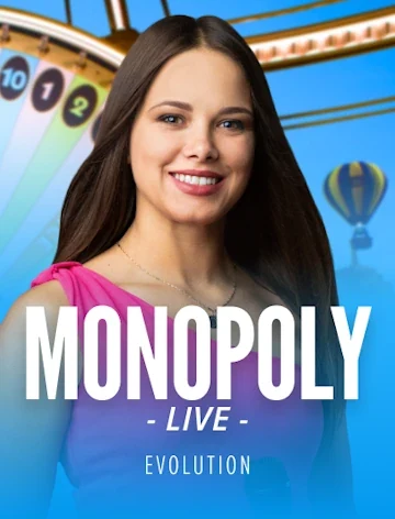 Monopoly Live by Evolution, 96.2% RTP, at Kachingo Casino