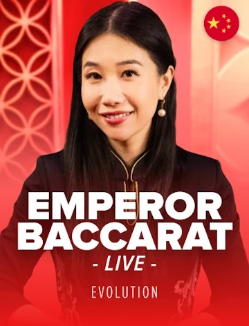 Emperor Baccarat by Evolution, 98.9% RTP, at Kachingo Casino